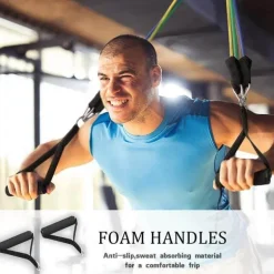 Widerstandsband-Set – 16-teiliges Armkraft-Trainingsset