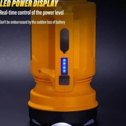 Wiederaufladbare Hochleistungs-LED-Taschenlampe – Kompakte multifunktionale Außenleuchte