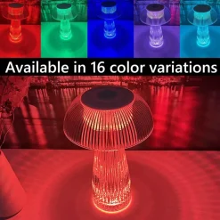 Wiederaufladbare LED-Pilzlampe – tragbares Nachtlicht