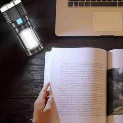 Wiederaufladbare LED-Taschenlampe – ultrahelles tragbares Licht