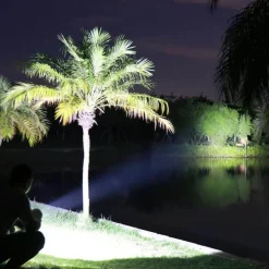 Wiederaufladbare LED-Taschenlampe – Hochleistungs-Taschenlampe mit superheller Leuchtkraft