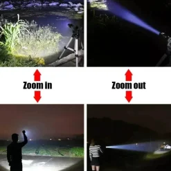 Wiederaufladbare Mini-Taktiktaschenlampe - Tragbares Campinglicht