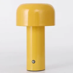 Wiederaufladbare Pilz-Tischlampe – Akzentlicht im italienischen Stil