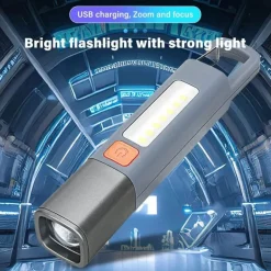 Wiederaufladbare Taschenlampe mit großer Reichweite – ultrahell, wasserdicht, vielseitig