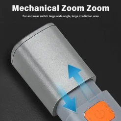 Wiederaufladbare Taschenlampe mit großer Reichweite – ultrahell, wasserdicht, vielseitig