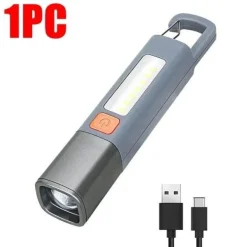 Wiederaufladbare Taschenlampe mit großer Reichweite – ultrahell, wasserdicht, vielseitig