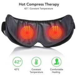 Wiederaufladbarer elektrischer Augenmassager – Intelligentes Gerät zur Linderung der Augenbelastung