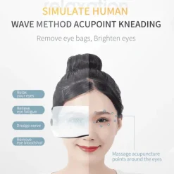 Wiederaufladbarer elektrischer Augenmassager – Intelligentes Gerät zur Linderung der Augenbelastung