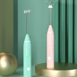 Wiederaufladbarer Handrührer - Elektrischer Mixer mit 3 Geschwindigkeiten