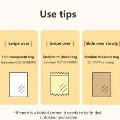 Wiederaufladbarer USB-Lebensmittelversiegeler - Tragbares Vakuumiergerät