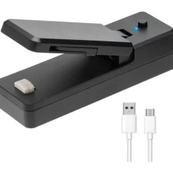 Wiederaufladbarer USB-Lebensmittelversiegeler - Tragbares Vakuumiergerät