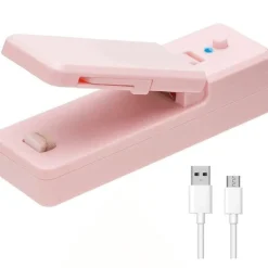 Wiederaufladbarer USB-Lebensmittelversiegeler - Tragbares Vakuumiergerät