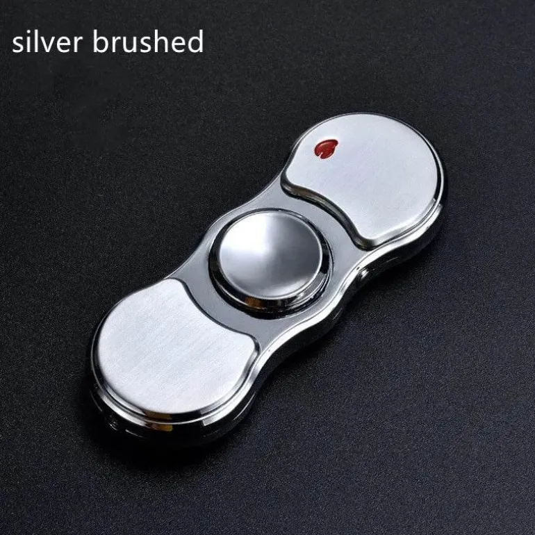 Wiederaufladbares, farbenfrohes Fidget Spinner-Feuerzeug – lustiger und funktionaler Zünder