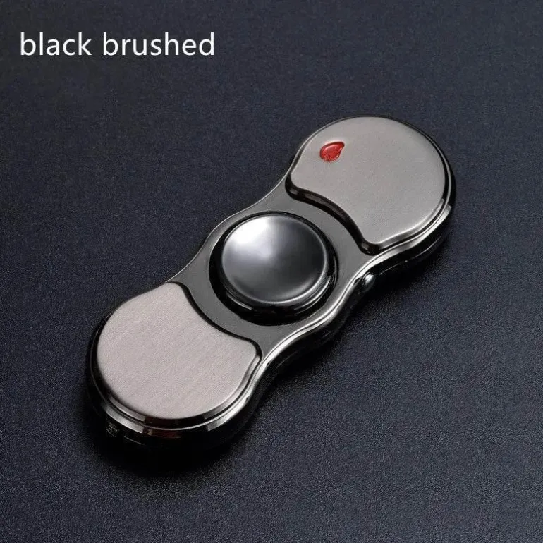 Wiederaufladbares, farbenfrohes Fidget Spinner-Feuerzeug – lustiger und funktionaler Zünder