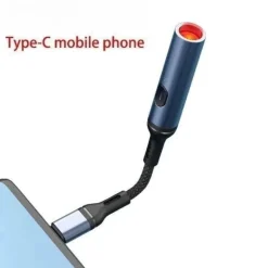 Wiederaufladbares flammenloses Feuerzeug per USB-C – Tragbare Reisetaschenlampe