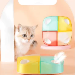 Wiederaufladbares Katzenfederspielzeug – Interaktives elektrisches Spielgerät für spannenden Katzenspaß