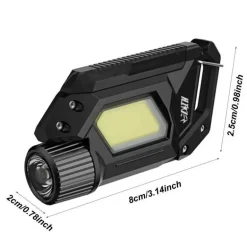 Wiederaufladbares LED-Schlüsselringlicht – Kompakte Camping-Taschenlampe