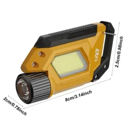 Wiederaufladbares LED-Schlüsselringlicht – Kompakte Camping-Taschenlampe