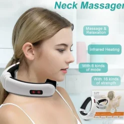 Wiederaufladbares Nackenmassagegerät – Elektrisches Gerät zur Schmerzlinderung