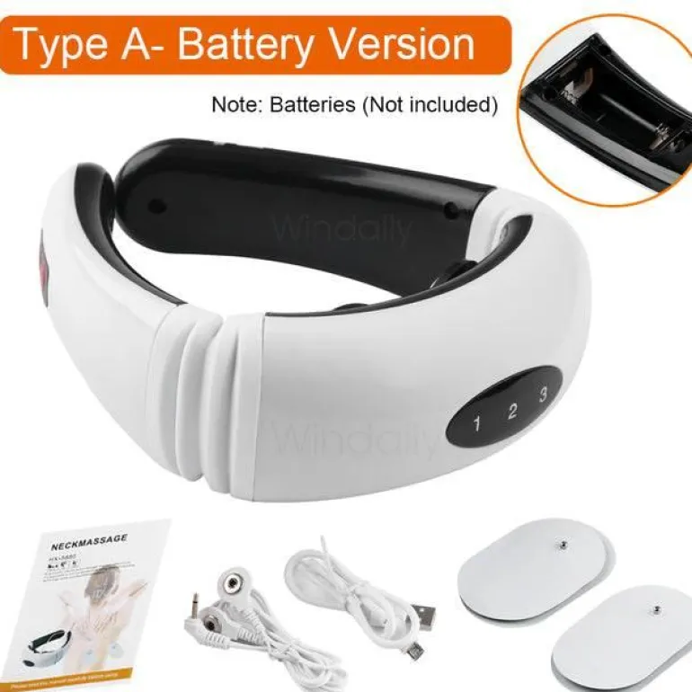 Wiederaufladbares Nackenmassagegerät – Elektrisches Gerät zur Schmerzlinderung