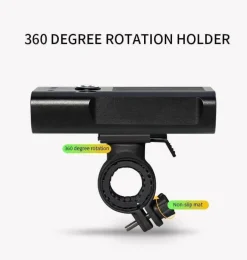 Wiederaufladbares USB-Fahrrad-Frontlicht - Heller LED-Scheinwerfer