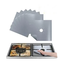 Wiederverwendbare Herdabdeckungen aus Glasfaser – 4er-Pack