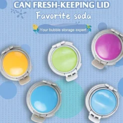 Wiederverwendbarer Deckel für Sodaflaschen – umweltfreundlicher Getränkedeckel