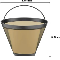 Wiederverwendbarer Kaffeekegelfilter – Nr. 4 für die Ninja Coffee Bar