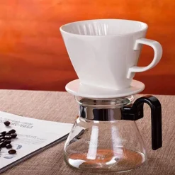 Wiederverwendbarer Keramik-Kaffeefilter – Handgebrühter Trichter