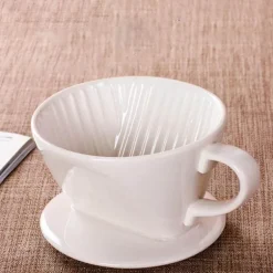 Wiederverwendbarer Keramik-Kaffeefilter – Tropftrichter für handgebrühten Kaffee