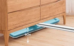 Wiederverwendbarer Mikrofaser-Flachmopp – waschbares Reinigungswerkzeug