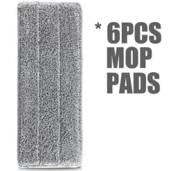 Wiederverwendbarer Mikrofaser-Flachmopp – waschbares Reinigungswerkzeug