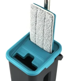 Wiederverwendbarer Mikrofaser-Flachmopp – waschbares Reinigungswerkzeug