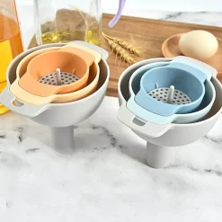 Wiederverwendbares Trichterset – 6-in-1-Mehrzweck-Ausgießwerkzeuge