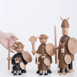 Wikinger-Wohndekor aus Holz – Kreativer nordischer Akzent