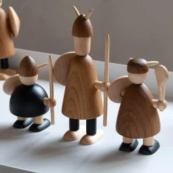 Wikinger-Wohndekor aus Holz – Kreativer nordischer Akzent