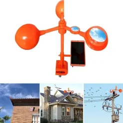 Windbetriebener Solar-Tierabwehr - Umweltfreundliches Gerät zur Schädlingsbekämpfung