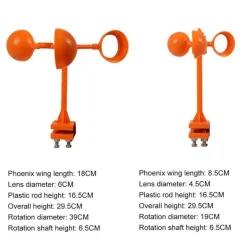 Windbetriebener Solar-Tierabwehr - Umweltfreundliches Gerät zur Schädlingsbekämpfung