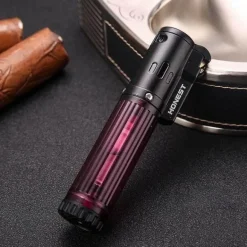 Winddichtes Butan-Fackelfeuerzeug - Turboflammen-Gasfeuerzeug