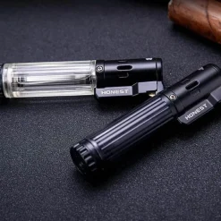 Winddichtes Butan-Fackelfeuerzeug - Turboflammen-Gasfeuerzeug