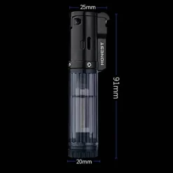Winddichtes Butan-Fackelfeuerzeug - Turboflammen-Gasfeuerzeug