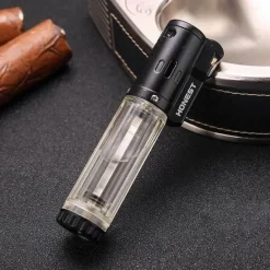 Winddichtes Butan-Fackelfeuerzeug - Turboflammen-Gasfeuerzeug