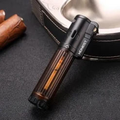 Winddichtes Butan-Fackelfeuerzeug - Turboflammen-Gasfeuerzeug