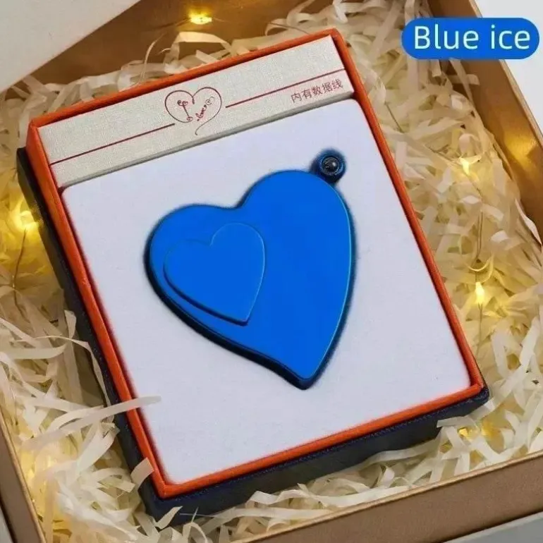 Winddichtes Feuerzeug mit Liebesprojektor – Geschenkidee mit ewiger Flamme