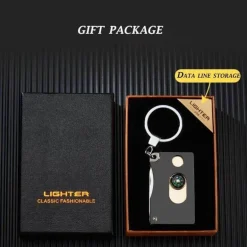 Winddichtes, flammenloses Feuerzeug – Multifunktionswerkzeug mit USB-Aufladung