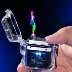 Winddichtes Regenbogen-Fackelfeuerzeug – prismatisches flammenloses Design