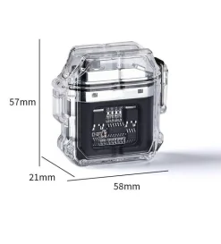 Winddichtes Regenbogen-Fackelfeuerzeug – prismatisches flammenloses Design