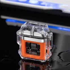 Winddichtes Regenbogen-Fackelfeuerzeug – prismatisches flammenloses Design