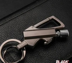 Winddichtes Schlüsselanhänger-Feuerzeug - Streichholzwerkzeug für den Außenbereich