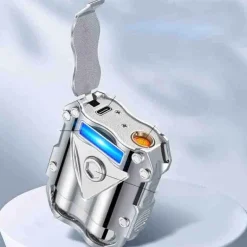 Winddichtes USB-Schnellladefeuerzeug – Kreatives Rasiermesser-Design